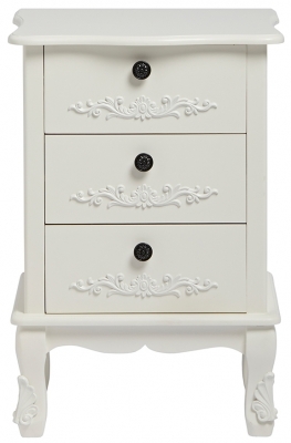 Product photograph of Antoinette French Style 3 Drawer Chest from Choice Furniture Superstore