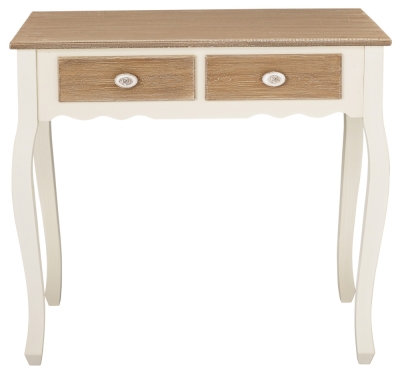 Juliette French Style Cream 2 Drawer Console Table
