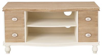 Product photograph of Juliette French Style Cream Tv Unit from Choice Furniture Superstore