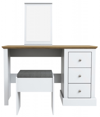 Product photograph of Devon White Dressing Set from Choice Furniture Superstore