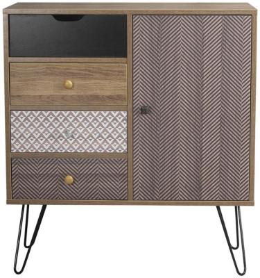 Casablanca Printed Sideboard With Hairpin Legs