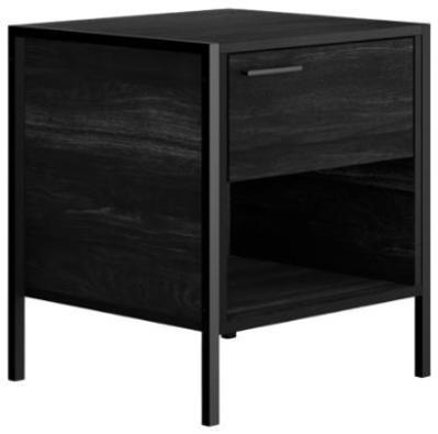 Hoxton Black Bedside Cabinet