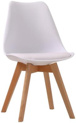 Louvre White Wood Dining Chair Sold In Pairs