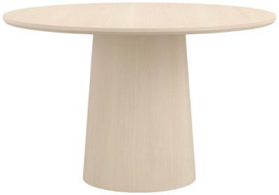 Theodore Blonde 4 Seater Round Pedestal Dining Table