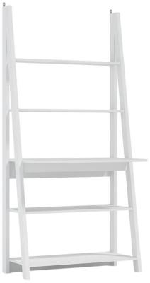 Product photograph of Tiva Ladder White Desk from Choice Furniture Superstore