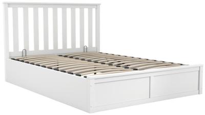 Oxford White Wood Double Bed