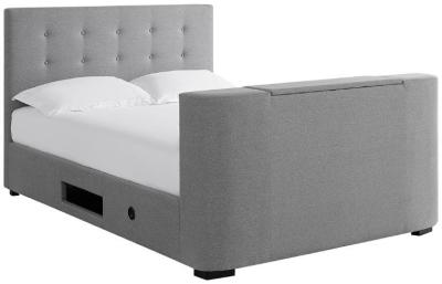 Mayfair Tv Grey Bed Comes In Double And King Size Options