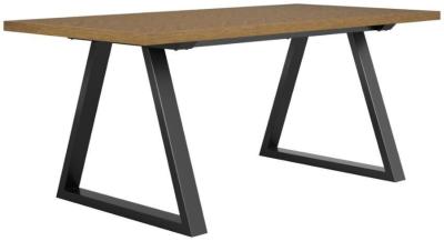 Hyde Whiskey And Black Dining Table