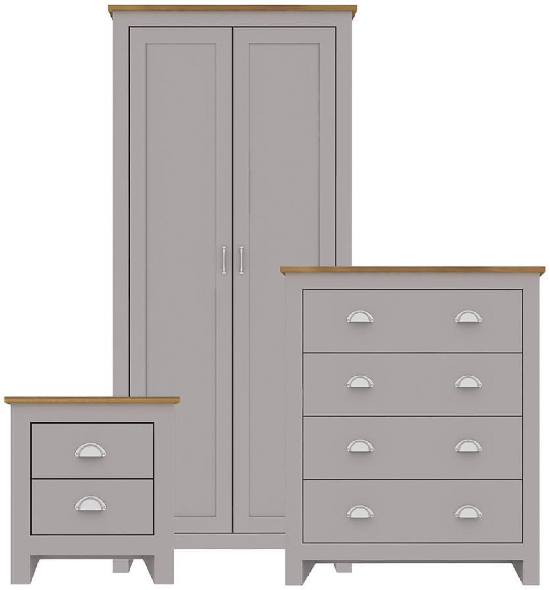 Lancaster Grey Bedroom Set - Sizes Available