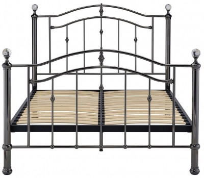 Product photograph of Callisto Metal Bed - Comes In Double And King Size from Choice Furniture Superstore