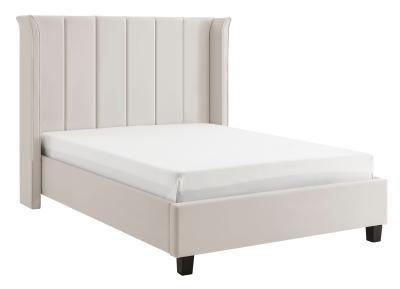 Product photograph of Polaris Natural Fabric Bed - Sizes Available from Choice Furniture Superstore