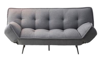 Remi Grey Fabric 3 Seater Click Clack Sofa Bed