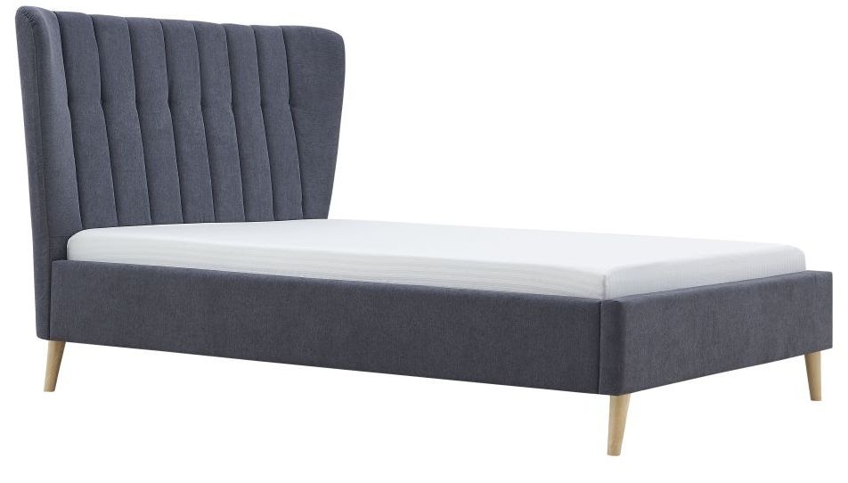 Limelight Tasya Dark Grey Fabric Bed - Sizes Available