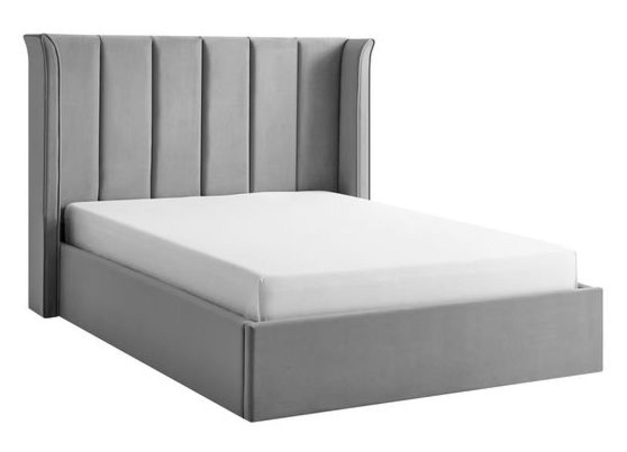 Polaris Sliver Fabric Ottoman Bed - Sizes Available