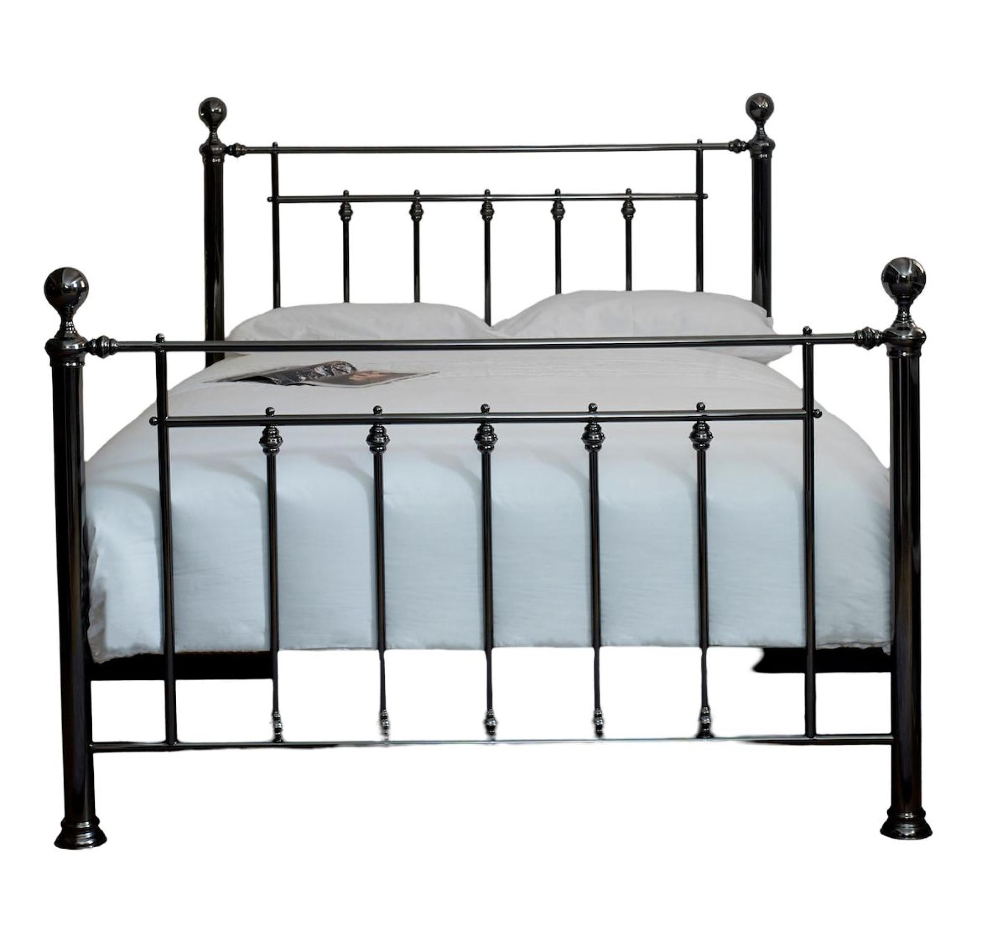 Limelight Libra Black Chrome Metal Bed - Sizes Available
