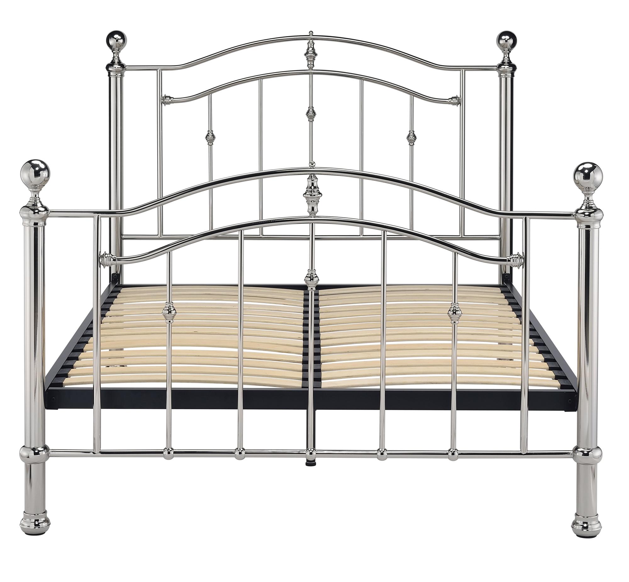 Limelight Callisto Chrome Metal Bed - Sizes Available
