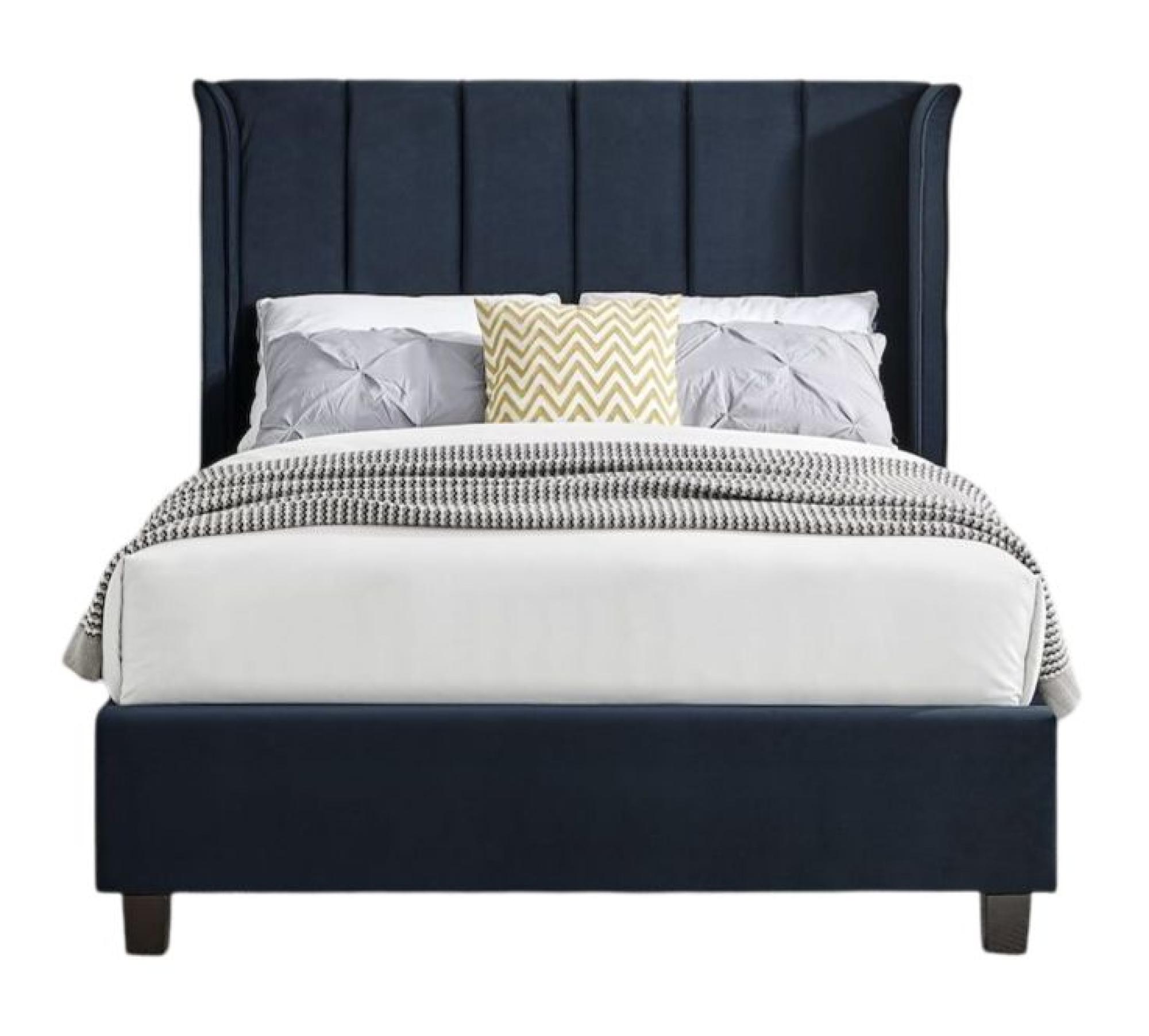 Limelight Polaris Navy Blue Fabric Bed - Sizes Available