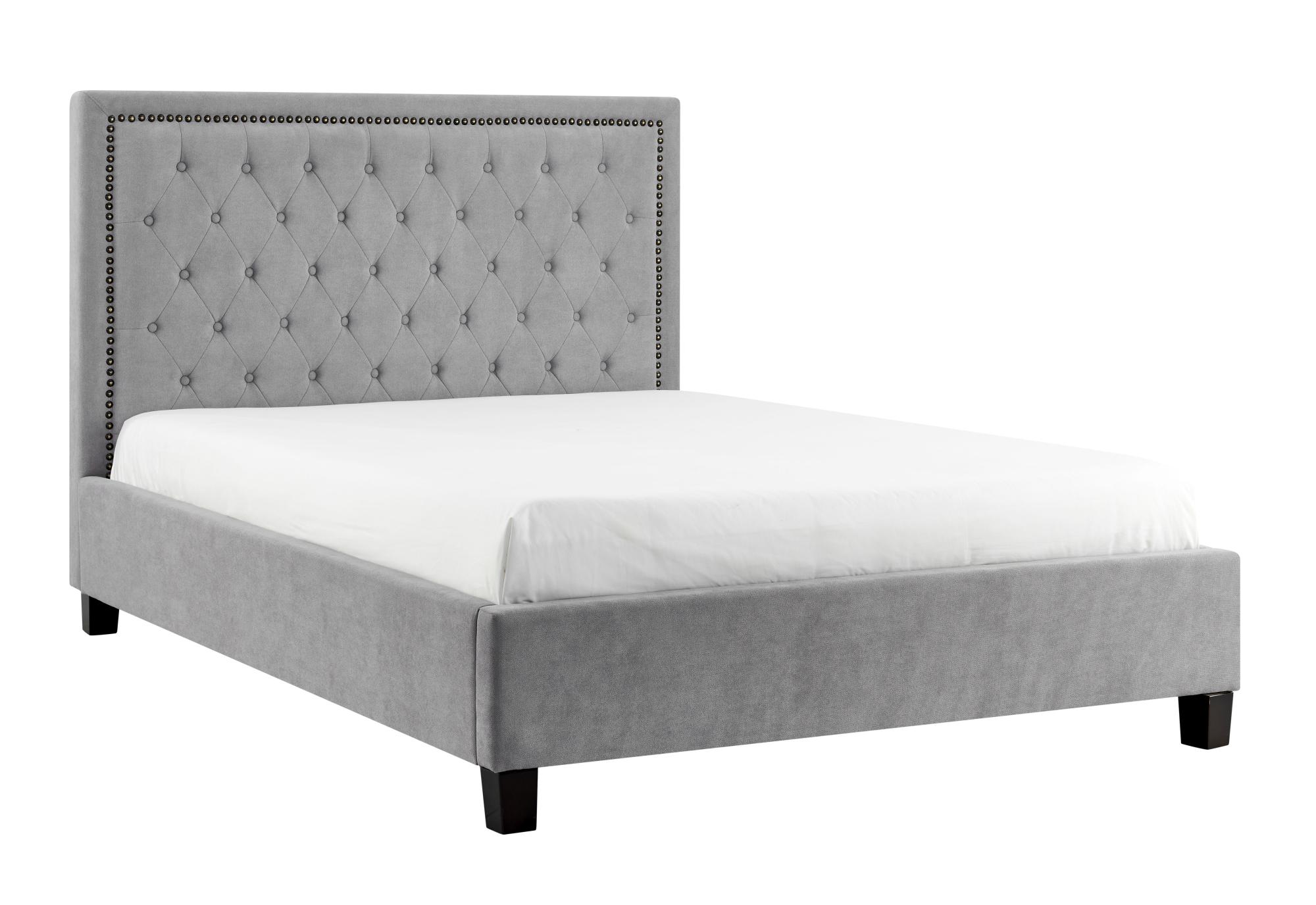 Limelight Rhea Light Grey Fabric Bed - Sizes Available