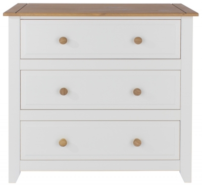 Product photograph of Capri 3 Drawer Wide Chest from Choice Furniture Superstore