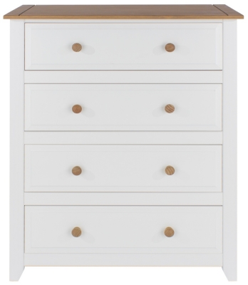 Product photograph of Capri 4 Drawer Wide Chest from Choice Furniture Superstore