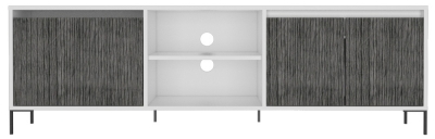 Product photograph of Dallas White And Grey Oak Effect Wide Tv Unit from Choice Furniture Superstore