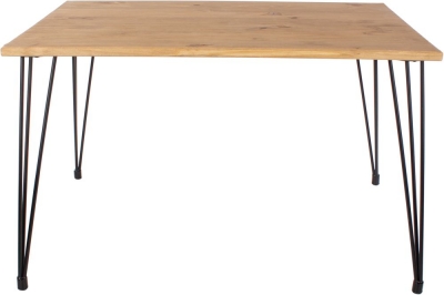 Product photograph of Augusta Pine 118cm Dining Table from Choice Furniture Superstore