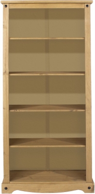 Product photograph of Corona Mexican Tall Bookcase from Choice Furniture Superstore