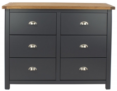 Product photograph of Dunkeld 3 3 Drawer Wide Chest from Choice Furniture Superstore