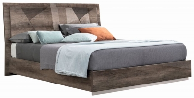 Product photograph of Alf Italia Favignana Rim Oak Bed - Sizes Available from Choice Furniture Superstore