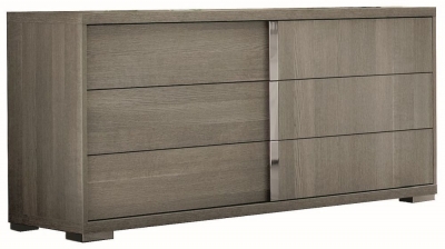 Product photograph of Tivoli Grey Wooden Wide Dresser from Choice Furniture Superstore