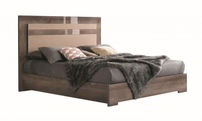 Product photograph of Alf Italia Matera Wood Grain Bed - Sizes Available from Choice Furniture Superstore