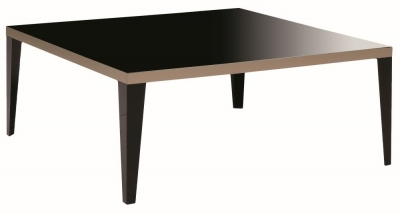 Product photograph of Alf Italia Mont Noir Black High Gloss Coffee Table from Choice Furniture Superstore