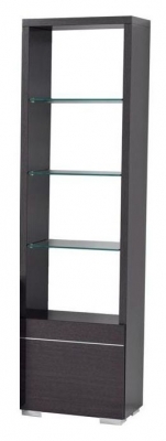 Product photograph of Alf Italia Versilia 1 Door Bookcase - Right from Choice Furniture Superstore