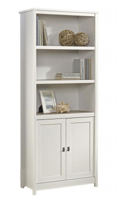 Product photograph of Teknik Shaker Style Soft White Bookcase from Choice Furniture Superstore