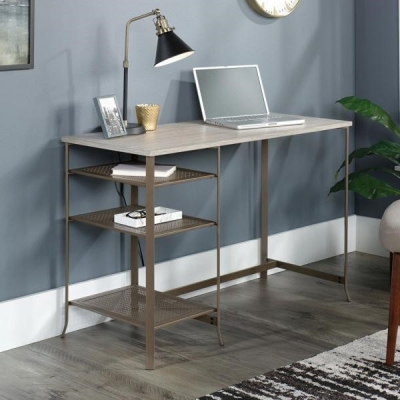 Teknik City Centre Champagne Oak Desk