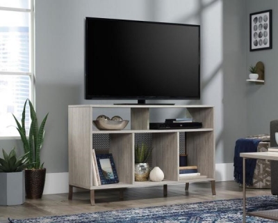 Product photograph of Teknik City Centre Champagne Oak Tv Stand from Choice Furniture Superstore