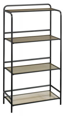 Product photograph of Teknik Boulevard Cafe Tempered Glass Bookcase from Choice Furniture Superstore