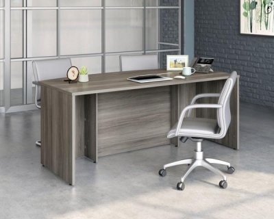 Product photograph of Teknik Affiliate Elm Bow Front Large Desk - 180cm from Choice Furniture Superstore