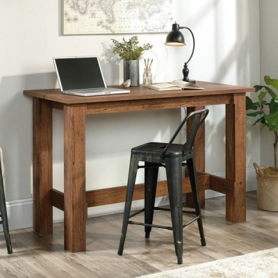 Teknik Counter Height Vintage Oak Work Bench
