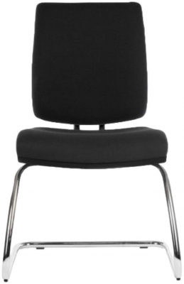 Product photograph of Teknik Ergo Deluxe Fabric Office Visitor Chair - Comes In Black Blue And Pu Black Options from Choice Furniture Superstore