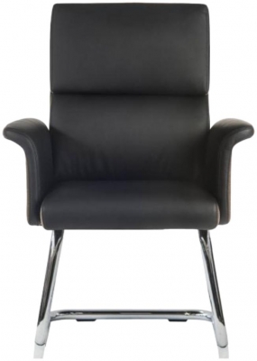 Product photograph of Teknik Elegance Visitor Leather Chair from Choice Furniture Superstore