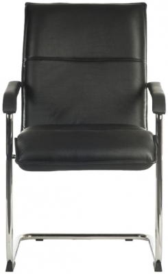 Product photograph of Teknik Envoy Cantilever Black Chair from Choice Furniture Superstore
