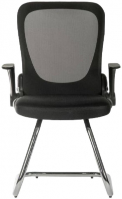 Product photograph of Teknik Flip Mesh Black Visitor Chair from Choice Furniture Superstore