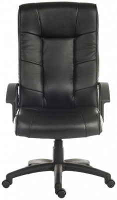 Product photograph of Teknik Gloucester Black Executive High Back Leather Chair from Choice Furniture Superstore