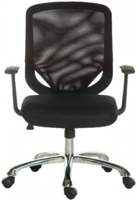 Product photograph of Teknik Nova Mesh Back Black Fabric Executive Chair from Choice Furniture Superstore