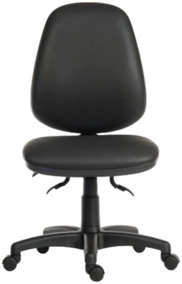 Product photograph of Teknik Practica Black Pu Chair from Choice Furniture Superstore