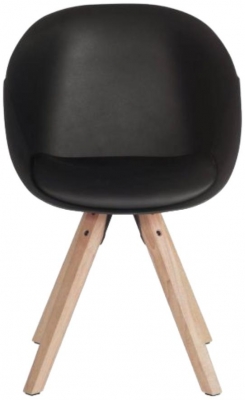 Product photograph of Teknik Pyramid Tub Black Chair from Choice Furniture Superstore