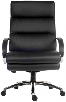 Product photograph of Teknik Samson Heavy Duty Black Leather Executive Chair from Choice Furniture Superstore