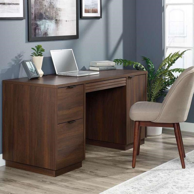 Teknik Elstree Mahogany Double Pedestal Desk