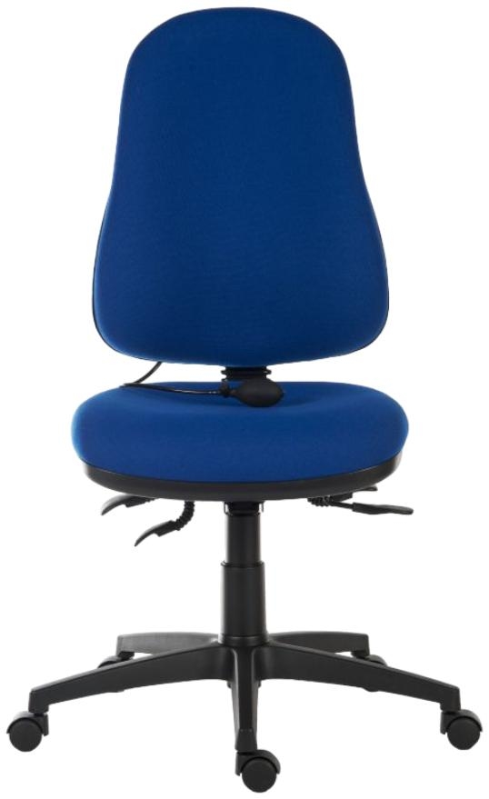 Teknik Ergo Comfort Air Fabric High Back Executive Adjustable Swivel Office Chair- Comes in Black and Blue